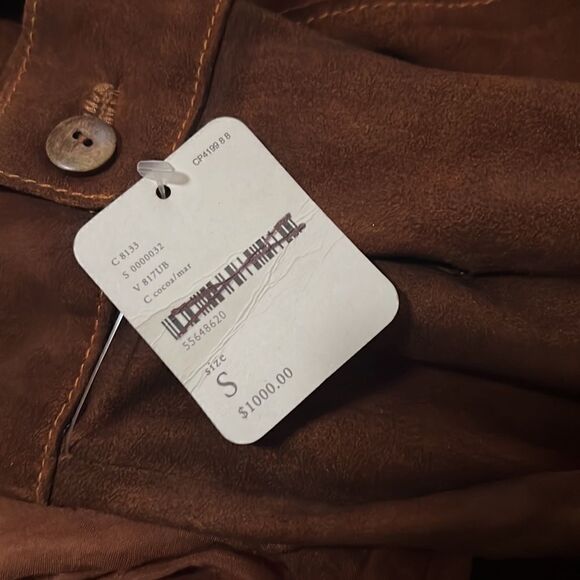 New Free People Brenda Knight Trench Coat "Long Safari"/ size S - Picture 9 of 9